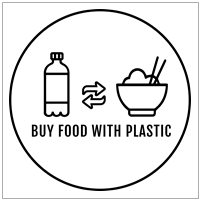 BUY FOOD WITH PLASTIC