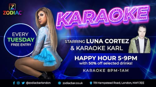 Karaoke with Luna Cortez