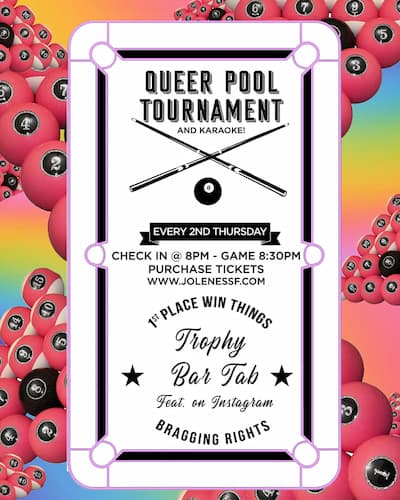 Queer Pool Tournament and Karaoke