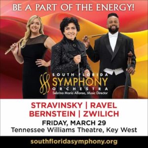 South Florida Symphony Orchestra Presents Stravinsky, Ravel, Bernstein & Zwilich